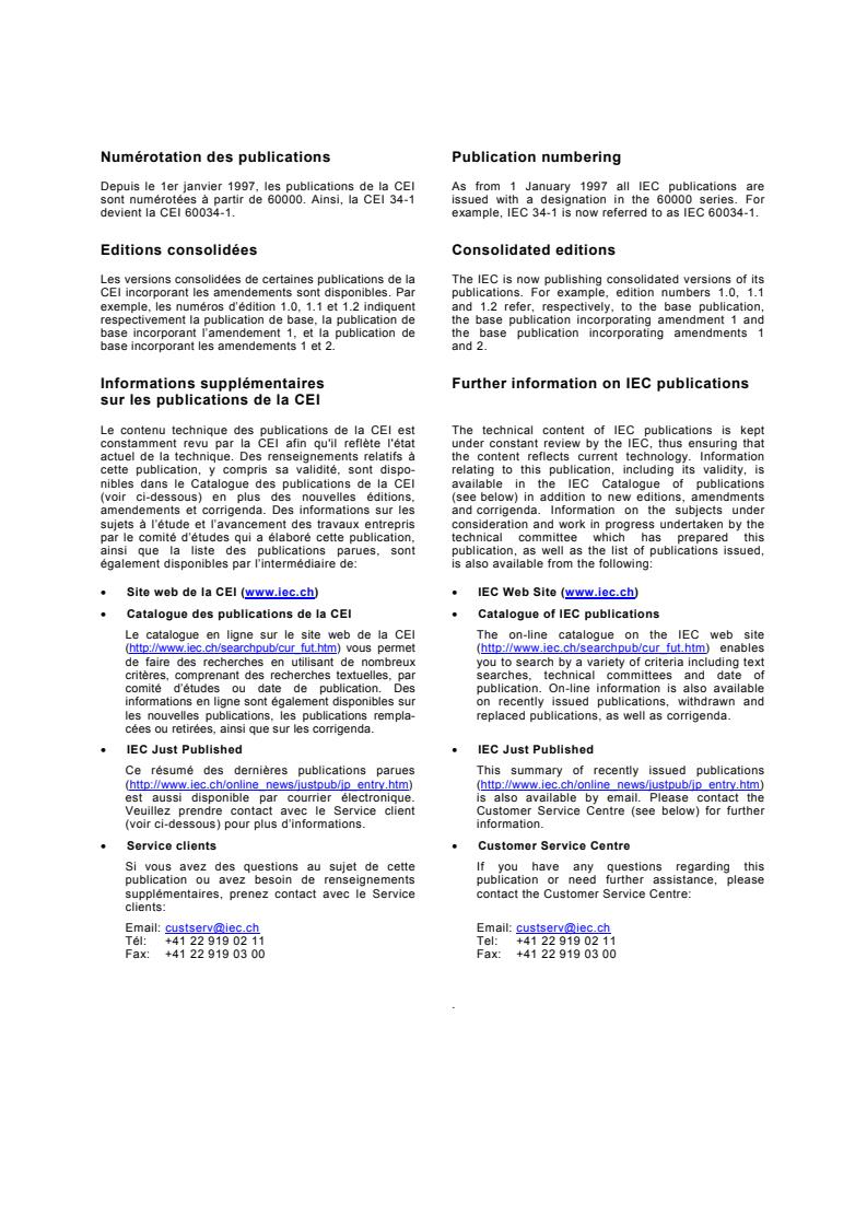 IEC TR 60721-4-0:2002 IEC TR 60721-4-0:2002 - Classification of environmental conditions - Part 4-0: Guidance for the correlation and transformation of the environmental condition classes of IEC 60721-3 to the environmental tests of IEC 60068 - Introduction - Page 2 preview