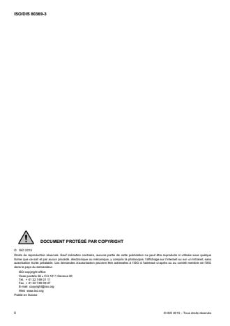 ISO 80369-3:2016 ISO 80369-3:2016 - Raccords de petite taille pour liquides et gaz utilisés dans le domaine de la santé - Page 2 preview