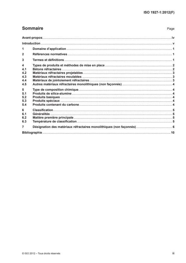 ISO 1927-1:2012 - Produits réfractaires monolithiques (non façonnés)