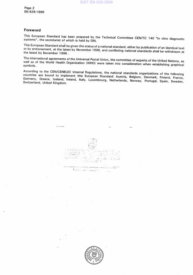 EN 829:1996 EN 829:2000 - Page 4 preview