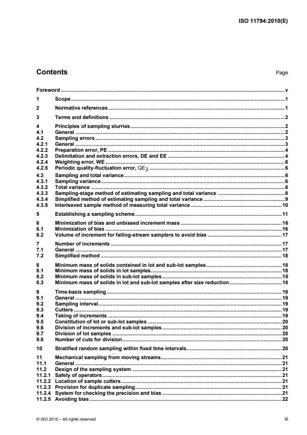 ISO 11794:2010 - Copper, lead, zinc and nickel concentrates -- Sampling of slurries