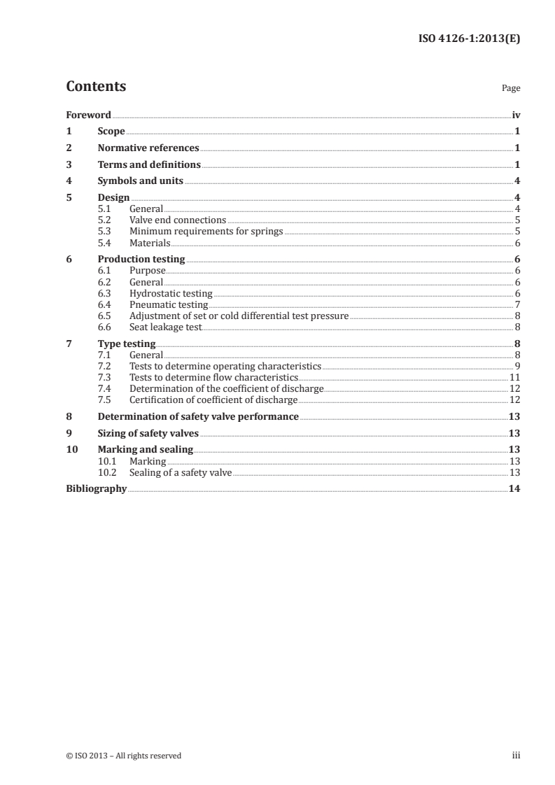 ISO 4126-1:2013 - Safety devices for protection against excessive pressure — Part 1: Safety valves
Released:7/12/2013