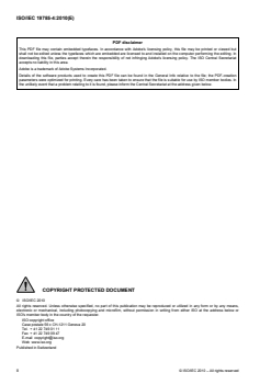 ISO/IEC 19785-4:2010 ISO/IEC 19785-4:2010 - Information technology — Common Biometric Exchange Formats Framework — Part 4: Security block format specifications
Released:8/12/2010 - Page 2 preview