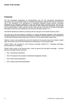 ISO/IEC 19785-4:2010 ISO/IEC 19785-4:2010 - Information technology — Common Biometric Exchange Formats Framework — Part 4: Security block format specifications
Released:8/12/2010 - Page 4 preview