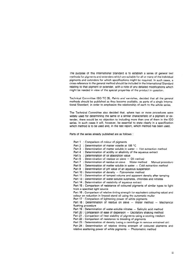 ISO 787-11:1981 - General methods of test for pigments and extenders
