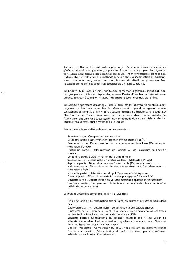 ISO 787-13:1973 - Méthodes générales d'essais des pigments