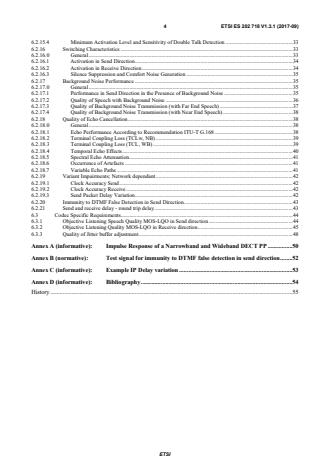 SIST ES 202 718 V1.3.1:2018 ETSI ES 202 718 V1.3.1 (2017-09) - Speech and multimedia Transmission Quality (STQ); Transmission Requirements for IP-based Narrowband and Wideband Home and Network Media Gateways from a QoS Perspective as Perceived by the User - Page 4 preview