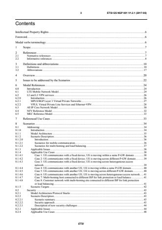 ETSI GS NGP 001 V1.2.1 (2017-05) - Next Generation Protocol (NGP); Scenario Definitions