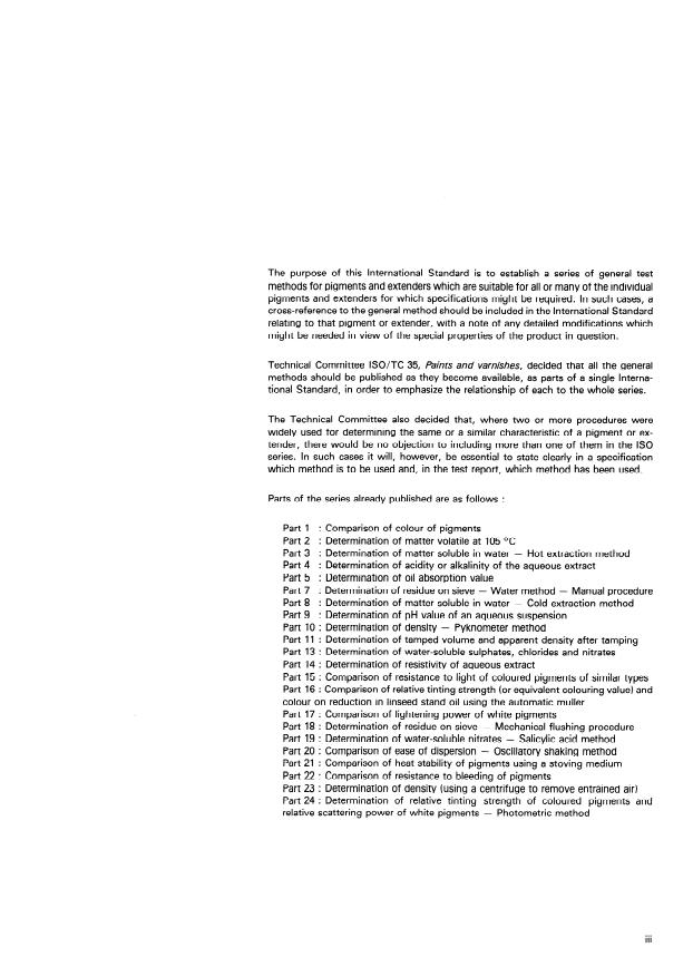ISO 787-18:1983 - General methods of test for pigments and extenders
