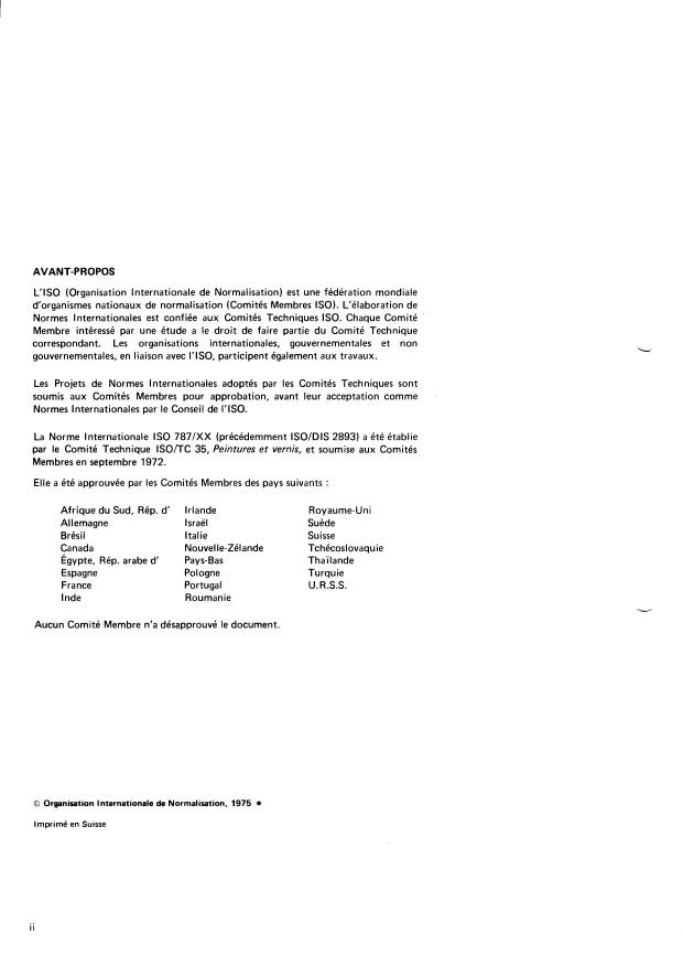 ISO 787-20:1975 ISO 787-20:1975 - Méthodes générales d'essais des pigments - Page 2 preview