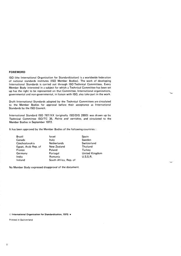 ISO 787-20:1975 ISO 787-20:1975 - General methods of test for pigments - Page 2 preview