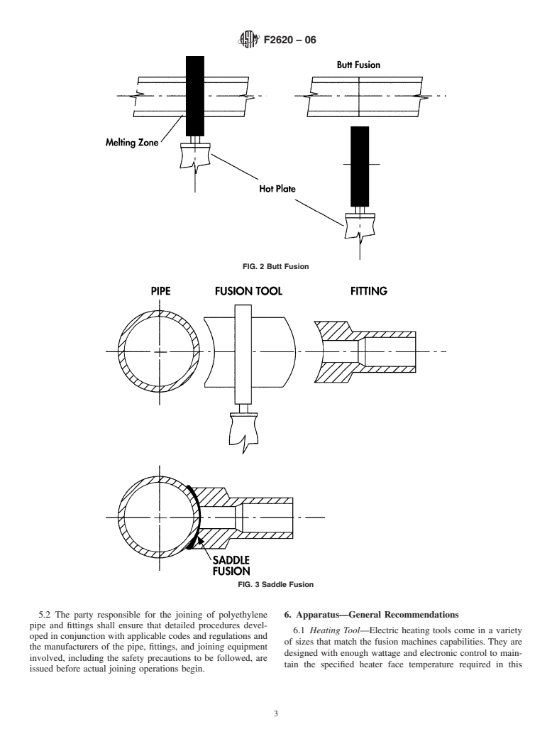 ASTM F2620-06 - Standard Practice for Heat Fusion Joining of Polyethylene Pipe and Fittings