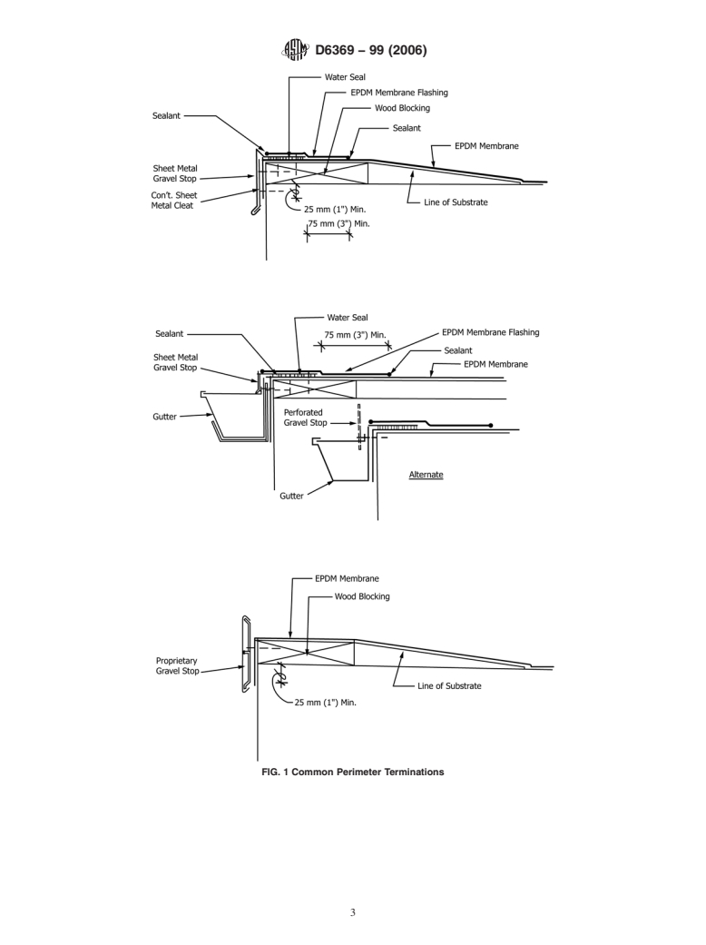 ASTM D6369-99(2006) - Standard Guide for Design of Standard Flashing Details for EPDM Roof Membranes (Withdrawn 2015)