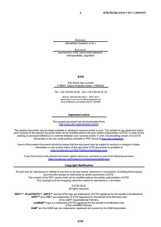 SIST EN 303 213-6-1 V3.1.1:2019 ETSI EN 303 213-6-1 V3.1.1 (2019-07) - Advanced Surface Movement Guidance and Control System (A-SMGCS); Part 6: Harmonised Standard for access to radio spectrum for deployed surface movement radar sensors; Sub-part 1: X-band sensors using pulsed signals and transmitting power up to 100 kW - Page 2 preview