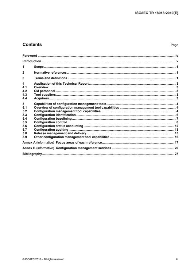 ISO/IEC TR 18018:2010 - Information technology -- Systems and software engineering -- Guide for configuration management tool capabilities