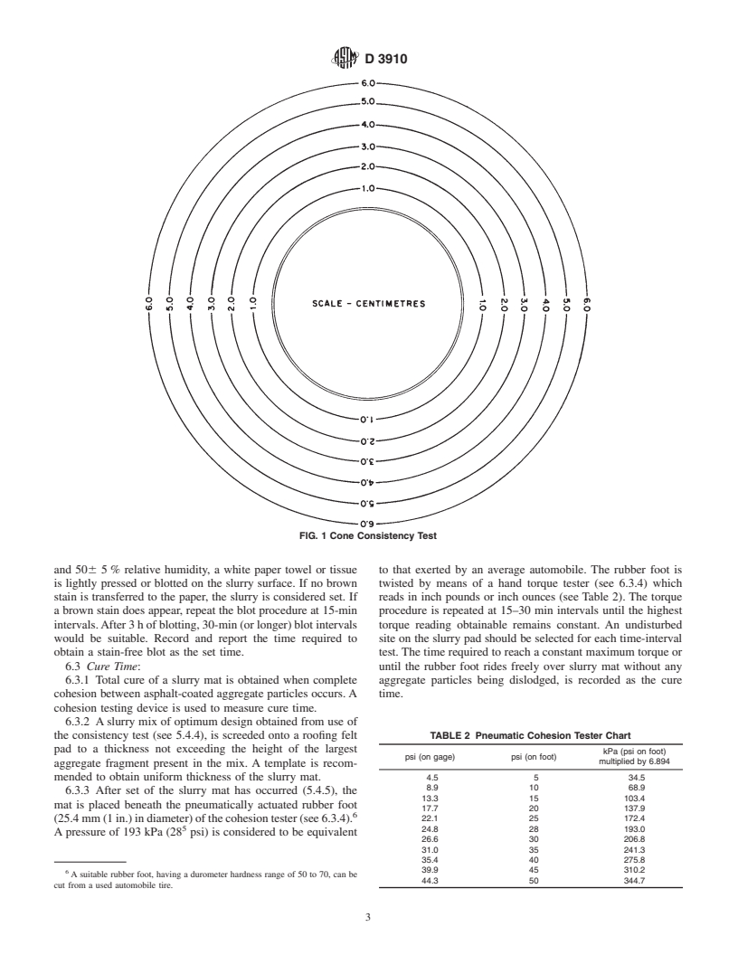 ASTM D3910-98 - Standard Practices for Design, Testing, and Construction of Slurry Seal