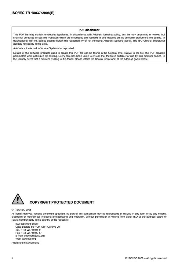 ISO/IEC TR 18037:2008 ISO/IEC TR 18037:2008 - Programming languages -- C -- Extensions to support embedded processors - Page 2 preview