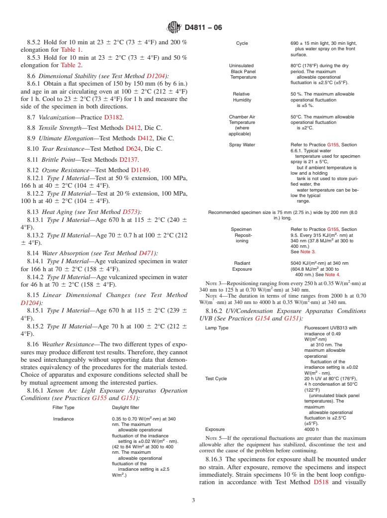 ASTM D4811-06 - Standard Specification for Nonvulcanized (Uncured) Rubber Sheet Used as Roof Flashing