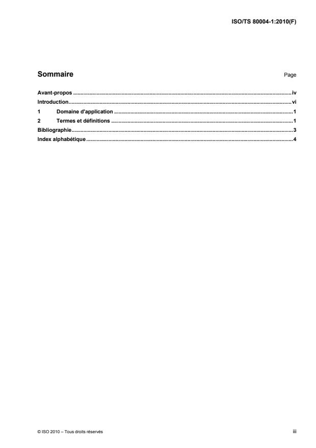ISO/TS 80004-1:2010 - Nanotechnologies -- Vocabulaire