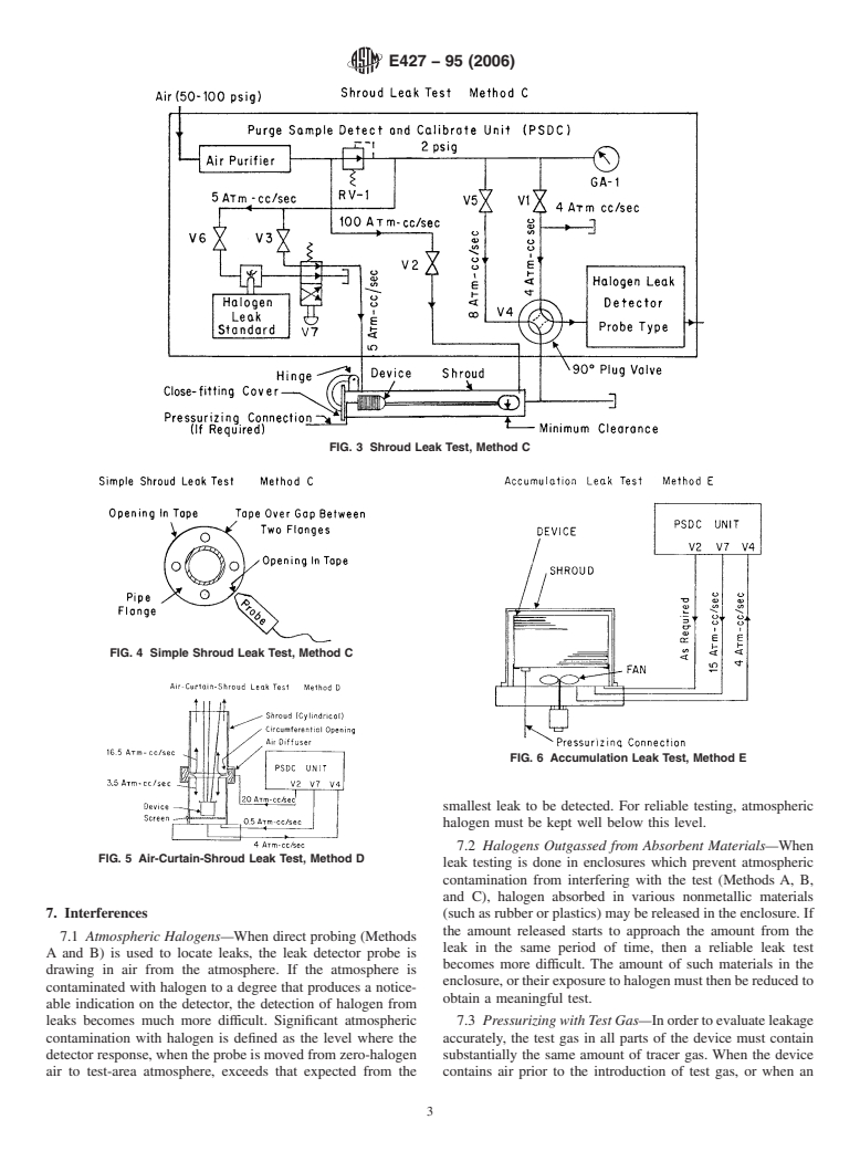 ASTM E427-95(2006) - Standard Practice for Testing for Leaks Using the Halogen Leak Detector(Alkali-Ion Diode) (Withdrawn 2013)