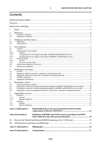 ETSI EN 301 489-19 V2.1.0 (2017-03) - ElectroMagnetic Compatibility (EMC) standard for radio equipment and services; Part 19: Specific conditions for Receive Only Mobile Earth Stations (ROMES) operating in the 1,5 GHz band providing data communications and GNSS receivers operating in the RNSS band (ROGNSS) providing positioning, navigation, and timing data; Harmonised Standard covering the essential requirements of article 3.1(b) of Directive 2014/53/EU