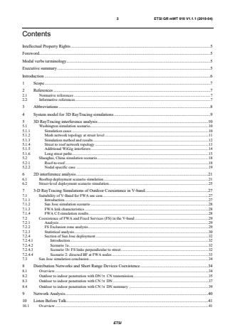 ETSI GR mWT 010 V1.1.1 (2018-04) - 3D RayTracing Interference Analysis in V-Band