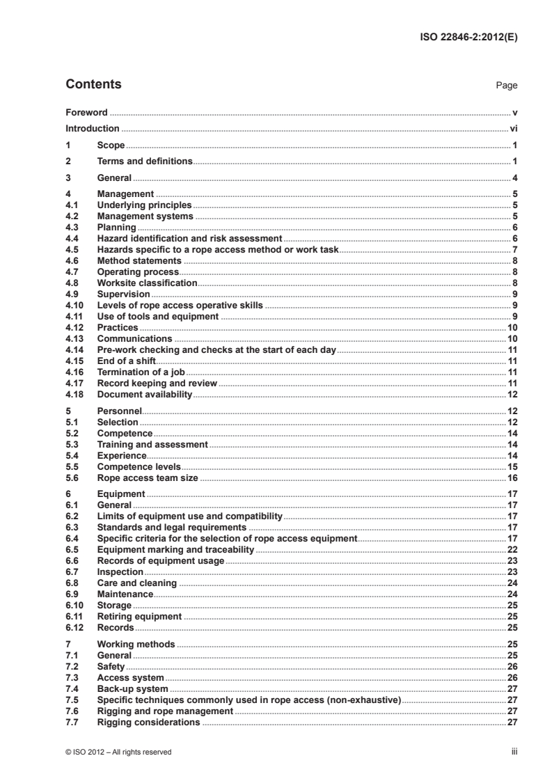 ISO 22846-2:2012 - Personal equipment for protection against falls — Rope access systems — Part 2: Code of practice
Released:3/2/2012