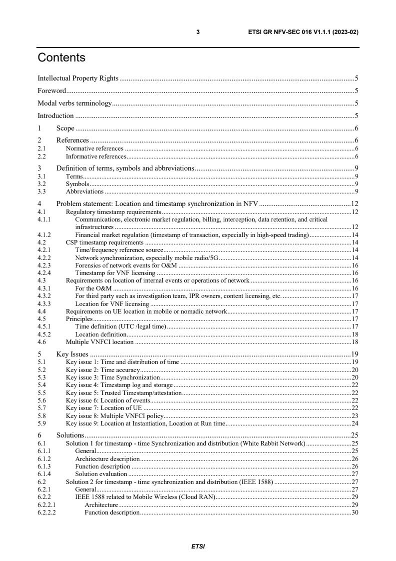 ETSI GR NFV-SEC 016 V1.1.1 (2023-02) - Network Functions Virtualisation (NFV); Security; Location, locstamp and timestamp; Report on location, timestamping of VNFs