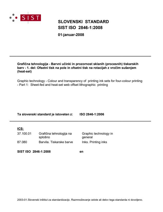 ISO 2846-1:2008 - natisnjeno za čitalnico
