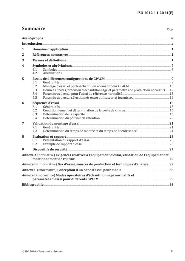 ISO 10121-1:2014 - Méthodes d'essai pour l'évaluation de la performance des médias et des dispositifs de filtration moléculaire pour la ventilation générale
