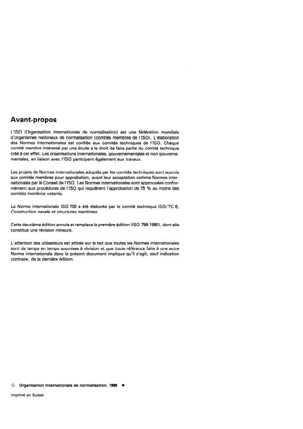 ISO 799:1986 ISO 799:1986 - Construction navale -- Échelles de pilote - Page 2 preview