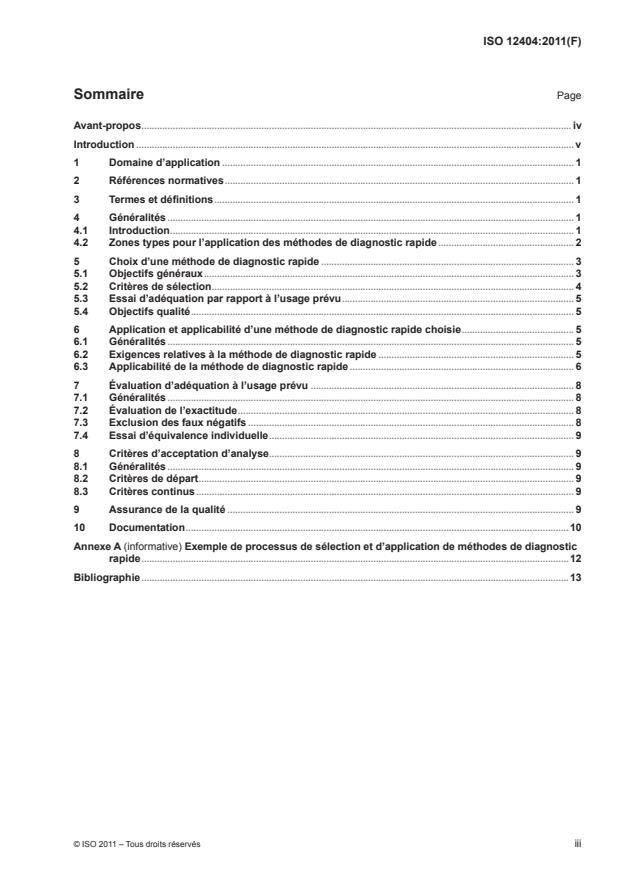 ISO 12404:2011 - Qualité du sol -- Lignes directrices pour la sélection et l'application des méthodes de diagnostic rapide