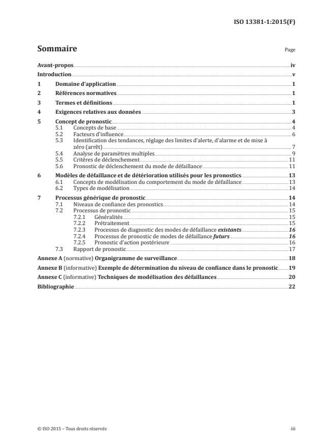 ISO 13381-1:2015:Version 28-nov-2015:Version 28-nov-2015 - Surveillance et diagnostic des machines -- Pronostic