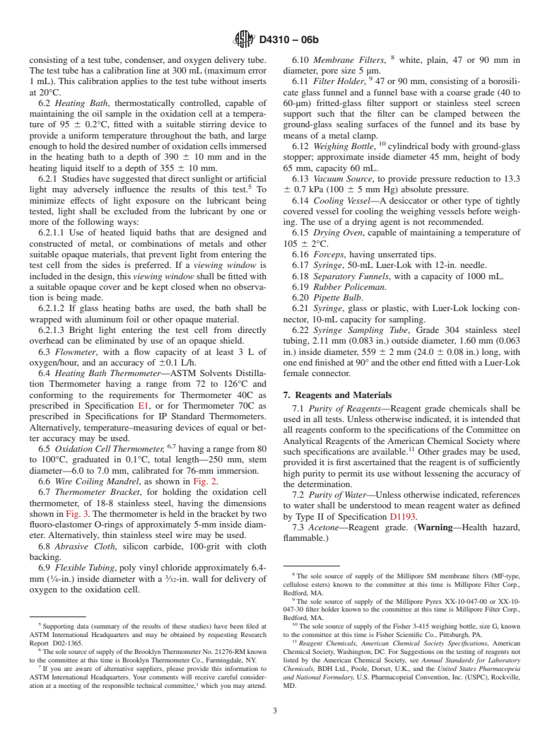 ASTM D4310-06b - Standard Test Method for Determination of Sludging and Corrosion Tendencies of Inhibited Mineral Oils