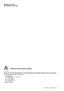 ISO 5403-1:2011 - Leather — Determination of water resistance of flexible leather — Part 1: Repeated linear compression (penetrometer)
Released:5. 12. 2011 - Page 2 preview