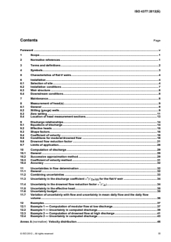 ISO 4377:2012 - Hydrometric determinations — Flow measurement in open channels using structures — Flat-V weirs
Released:7/23/2012 - Page 3 preview