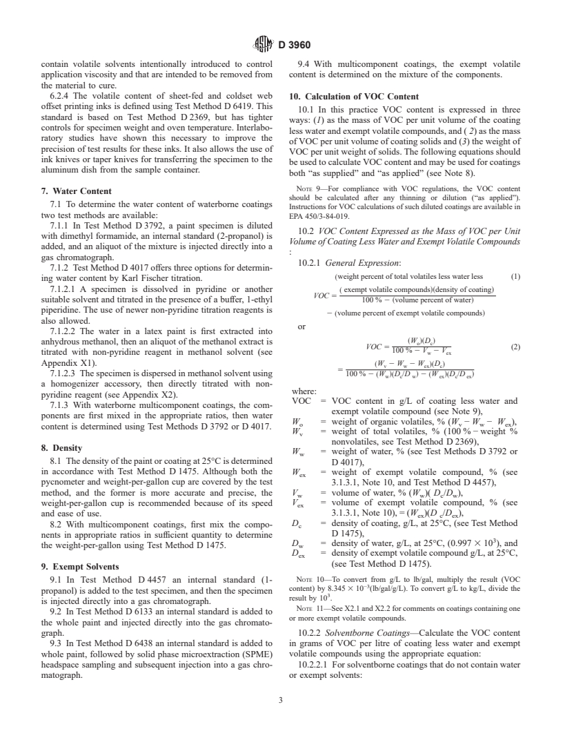 ASTM D3960-02 - Standard Practice for Determining Volatile Organic Compound (VOC) Content of Paints and Related Coatings