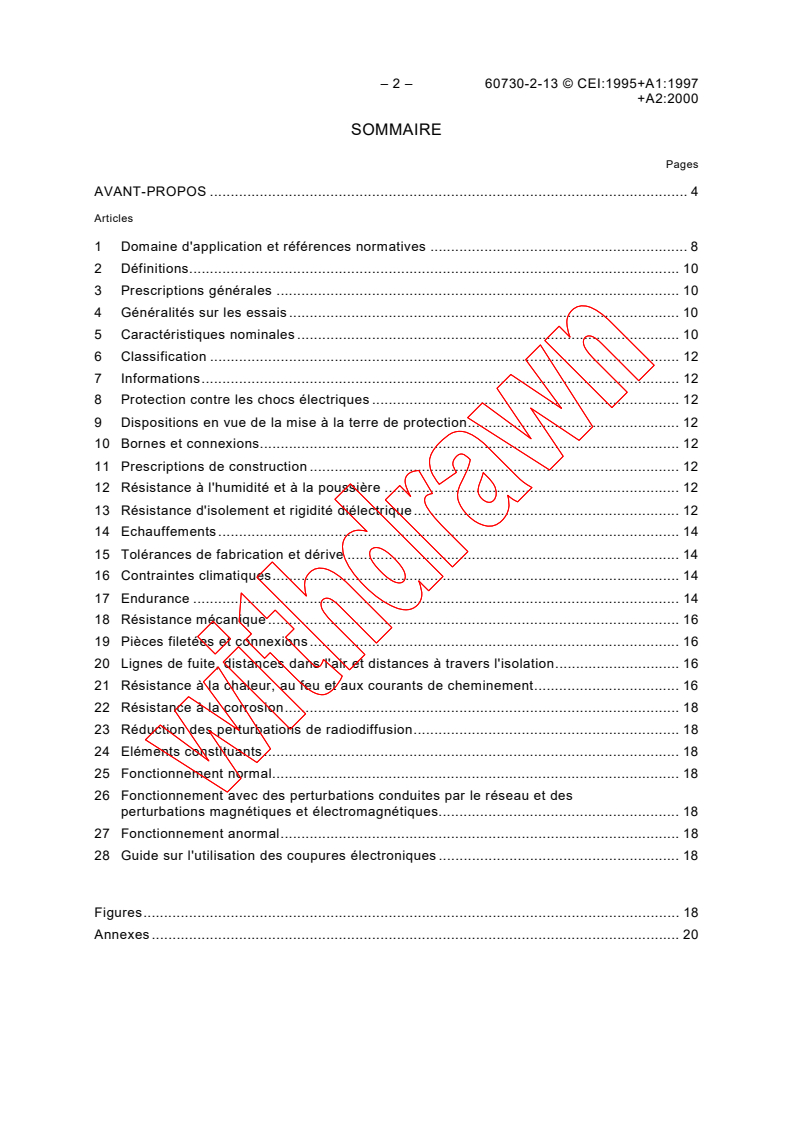 IEC 60730-2-13:1995 IEC 60730-2-13:1995+AMD1:1997+AMD2:2000 CSV - Automatic electrical controls for household and similar use - Part 2-13: Particular requirements for humidity sensing controls
Released:4/10/2001
Isbn:2831856825 - Page 4 preview