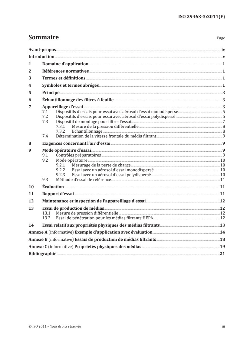 ISO 29463-3:2011 - Filtres à haut rendement et filtres pour l'élimination des particules dans l'air — Partie 3: Méthode d'essai des filtres à feuille plate
Released:3/6/2019