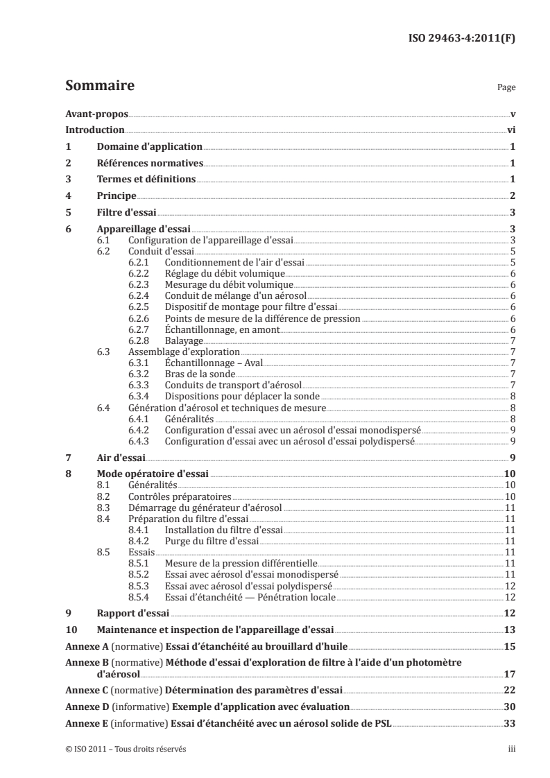 ISO 29463-4:2011 - Filtres à haut rendement et filtres pour l'élimination des particules dans l'air — Partie 4: Méthode d'essai pour déterminer l'étanchéité de l'élément filtrant (méthode scan)
Released:3/6/2019
