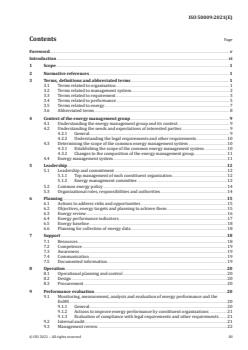 ISO 50009:2021 ISO 50009:2021 - Energy management systems -- Guidance for implementing a common energy management system in multiple organizations - Page 3 preview