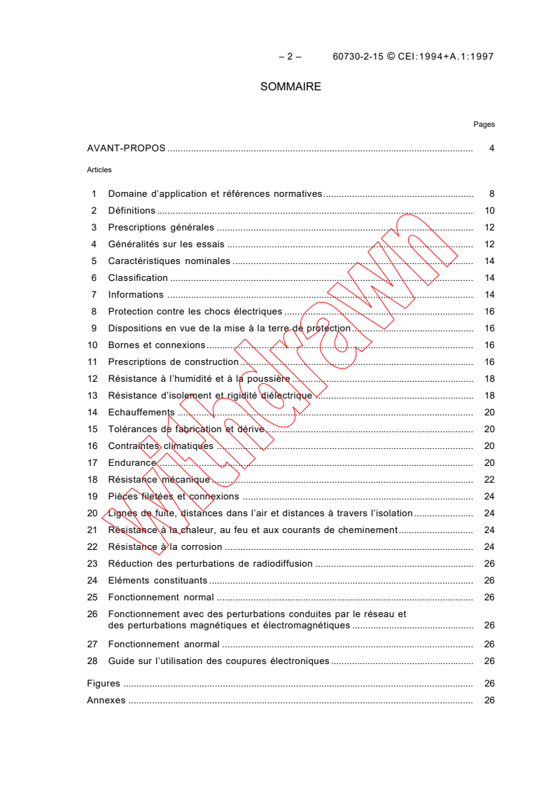 IEC 60730-2-15:1994 IEC 60730-2-15:1994+AMD1:1997 CSV - Automatic electrical controls for household and similar use - Part 2: Particular requirements for automatic electrical water level sensing controls of the float or electrode-sensor type used in boiler applications
Released:9/10/1997
Isbn:283184035X - Page 4 preview