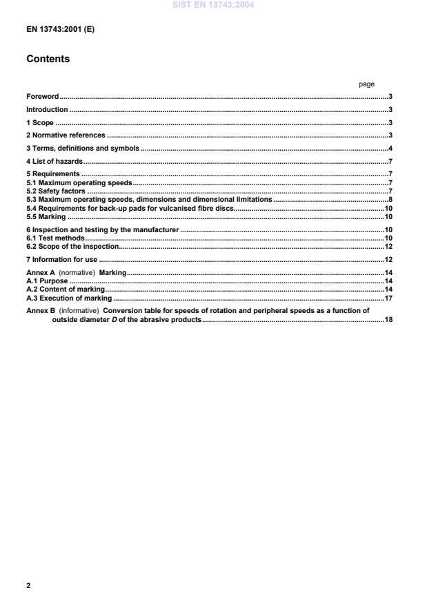 EN 13743:2001 EN 13743:2004 - Page 4 preview