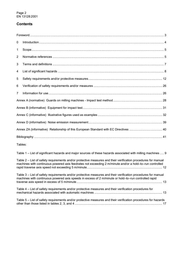 EN 13128:2001 EN 13128:2002 - Page 4 preview