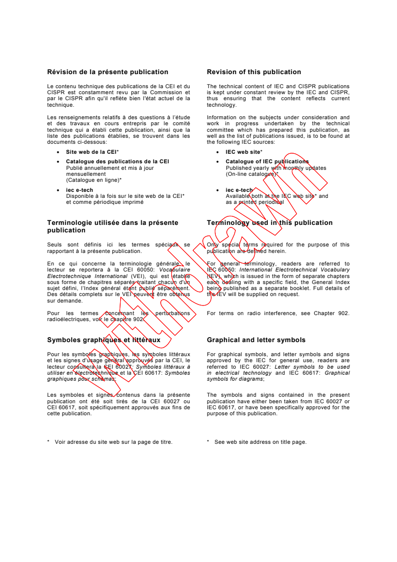 CISPR 14-1:2000 CISPR 14-1:2000+AMD1:2001+AMD2:2002 CSV - Electromagnetic compatibility - Requirements for household appliances, electric tools and similar apparatus - Part 1: Emission
Released:10/30/2002
Isbn:2831865735 - Page 2 preview