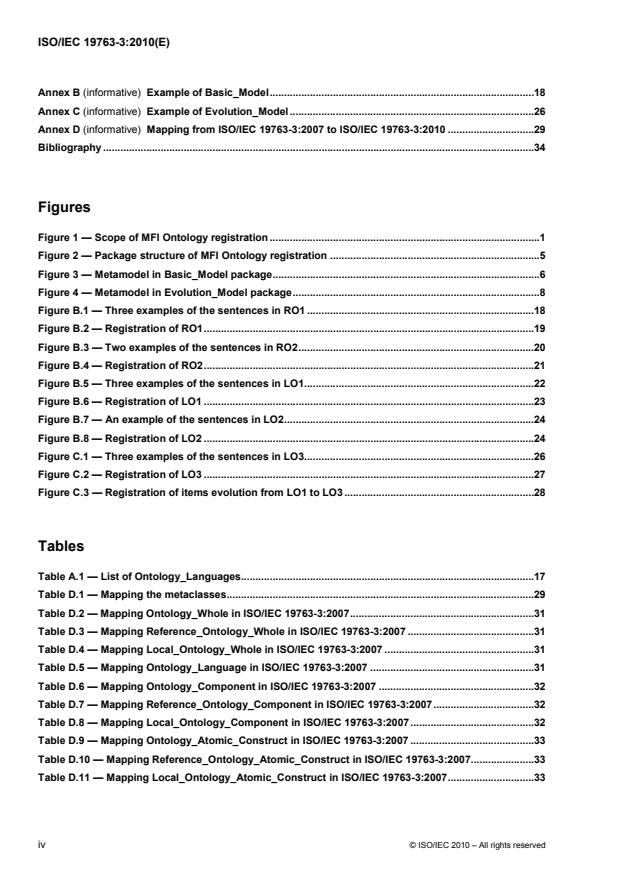 ISO/IEC 19763-3:2010 ISO/IEC 19763-3:2010 - Information technology -- Metamodel framework for interoperability (MFI) - Page 4 preview