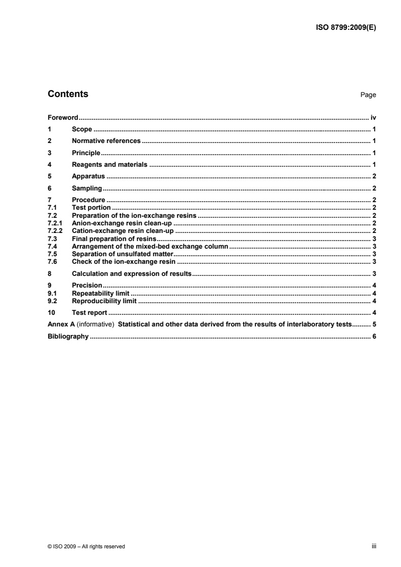 ISO 8799:2009 - Surface active agents — Sulfated ethoxylated alcohols and alkylphenols — Determination of content of unsulfated matter
Released:3/9/2009