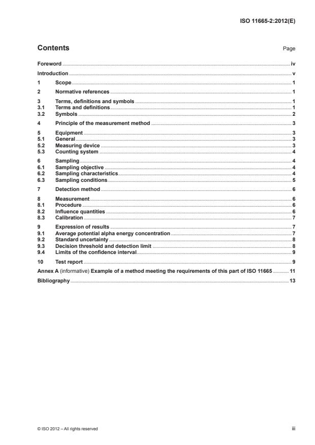 ISO 11665-2:2012 - Measurement of radioactivity in the environment -- Air: radon-222