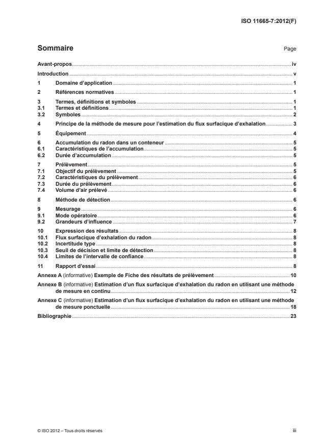 ISO 11665-7:2012 - Mesurage de la radioactivité dans l'environnement -- Air: radon 222