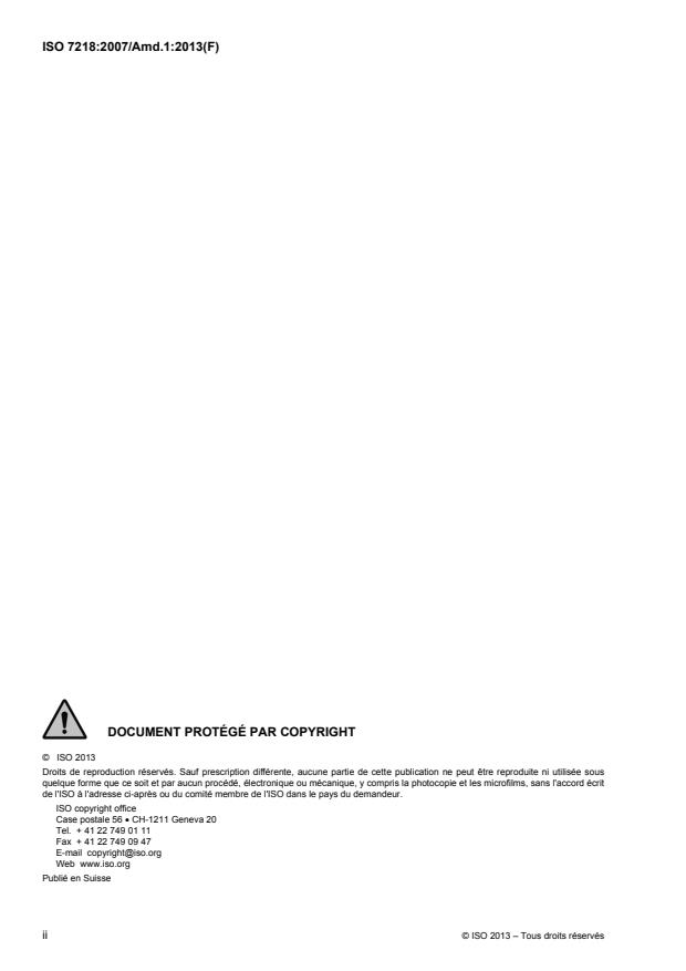 ISO 7218:2007/Amd 1:2013 ISO 7218:2007/Amd 1:2013 - Page 2 preview
